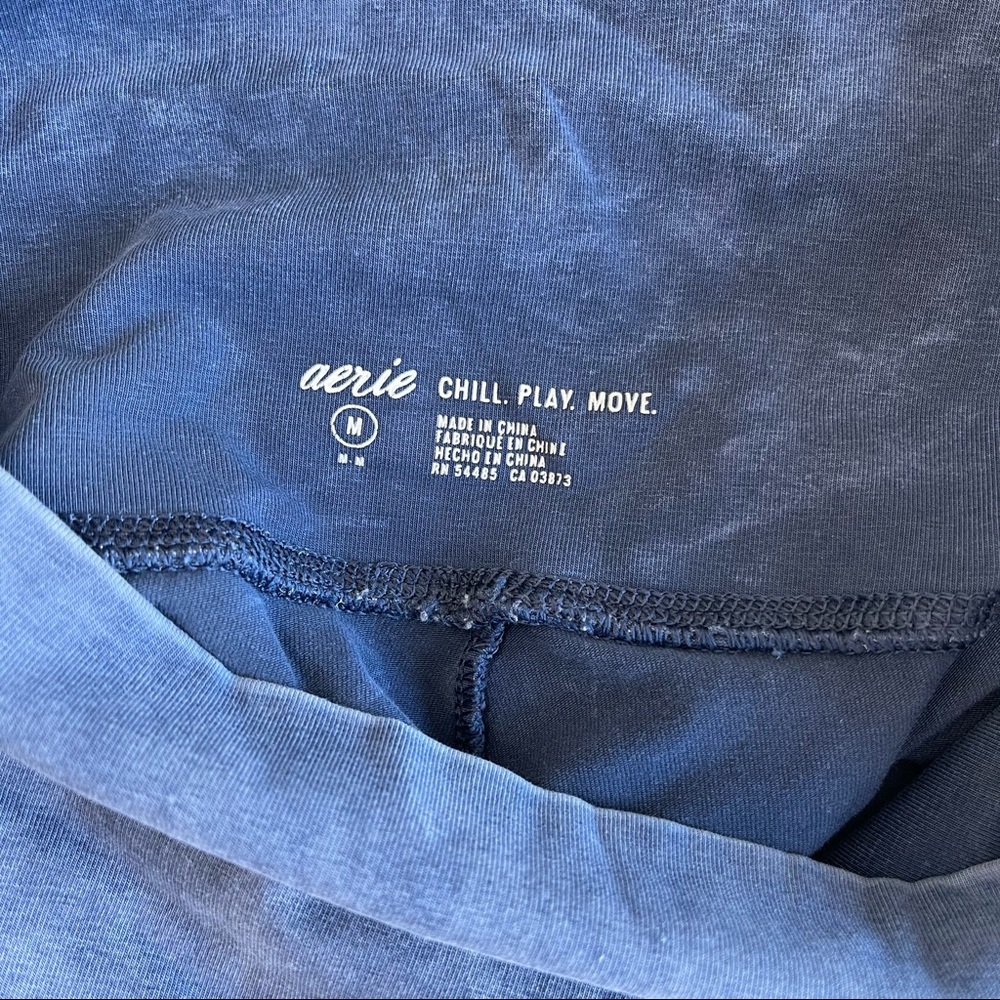 🌟AERIE leggings denim blue size medium - Picture 3 of 11